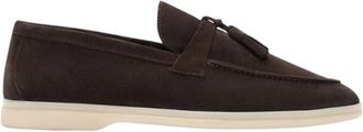 Scarosso Leandro Tassel Loafers - Heren - Loafers - Bruin - 43 1/2 EU - Su&egrave;de - Schoenen