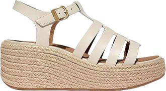 FitFlop Fit Flop Womens Espadrille Leather Fisherman Wedges