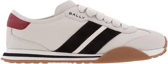 Bally Stewy Panelled Leather Sneakers, Brand Size 37 ( US Size 6.5 )