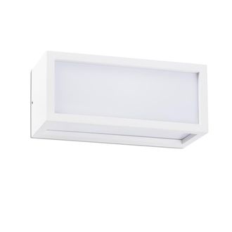 Faro Barcelona Tejo Lampada Da Parete Bianco 1 X E27 20w Marca Faro