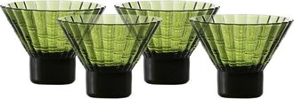 Fortessa Set Of 4 Mahalo Stackable Glasses, 8Oz Martini
