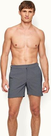 Orlebar Brown Bulldog X Smarter Classic Swim Shorts in Honeycomb at Nordstrom, Size 31