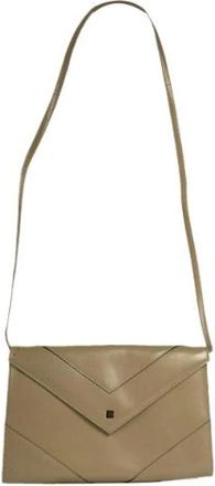 Givenchy Pre-owned Leren Schoudertas - Dames - Vintage Schoudertas - Bruin - ONE Size - Leer - Vintage