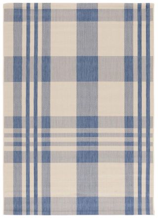 Safavieh Alfombra beige/azul 160 x 231 cm