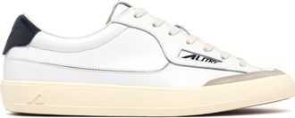 Autry Windscape Leather Blue Trim Sneakers