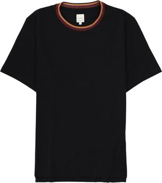 Paul Smith Striped Round Neck Organic Cotton T-Shirt