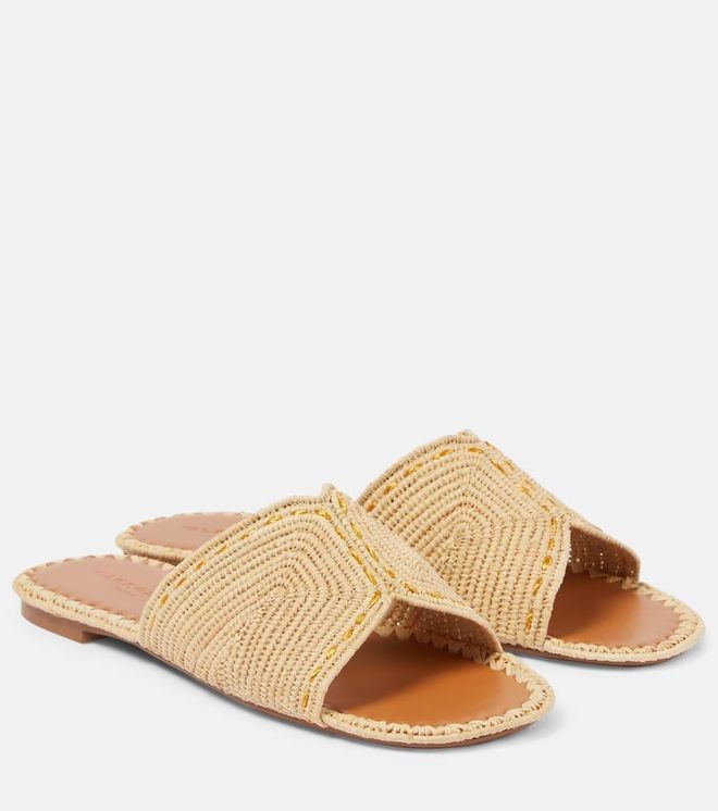 Robert Clergerie Ineni raffia slides from $206.00 - on Stylight
