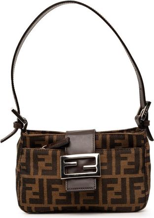 Fendi Pre-owned Fendi Zucca Canvas Shoulder Bag Ladies 8GKIY71KEAVINI26
