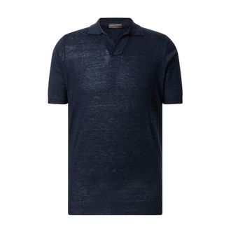 FILIPPO DE LAURENTIIS Polo Shirts, male, Blue, Size: 3XL Polo Shirts