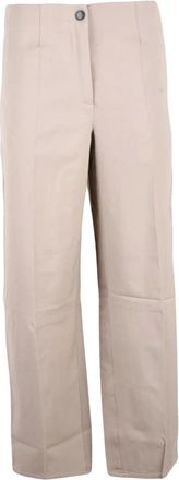 Seventy Pantalones Anchos - Trousers - Mujer - Beige - XS