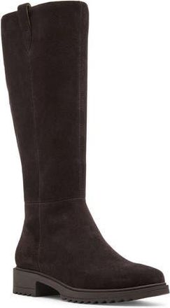 Blondo Colorado Waterproof Knee High Riding Boot in Java Suede at Nordstrom Rack, Size 9.5