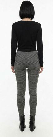 Dolce & Gabbana Checked Polyamide Leggings - Gray