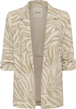 Soaked In Luxury Jassen, Dames, Veelkleurig, 2Xl, Polyester, Shirley Blazer