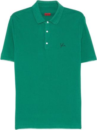 Isaia Logo-embroidered Polo Shirt