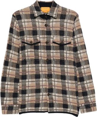 Guest In Residence Plaid Werkshirt - Heren - Casual Overhemden - Veelkleurig - L - Kasjmier - Overhemden