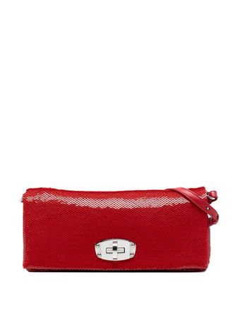 Miu Miu 2010-2025 Sequin Embellished shoulder bag - Red