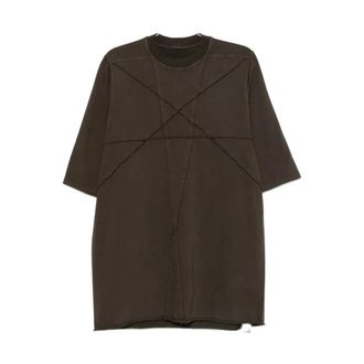 Rick Owens Jumbo SS T - Heren - Tops - Grijs - Maat: M Katoen