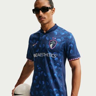 Nike North Carolina Courage Stadium Away Nike Mens Dri-FIT NWSL Replica Jersey in Blue | P35562NCCS26-BVD