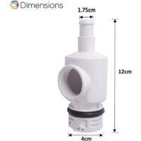OEM Adaptador De Desconexi&oacute;n R&aacute;pida D29 Uwf Y V&aacute;lvula Reguladora De Presi&oacute;n 9-100-9002 Compatible Con El Robot De Limpieza Autom&aacute;tica De Piscinas Polaris 