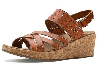 Skechers Arch Fit Beverlee 2.0 - Natural Era Womens Wedge Shoes Luggage : 8.5 B - Medium, Faux Leather