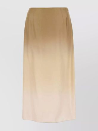 Prada silk printed skirt