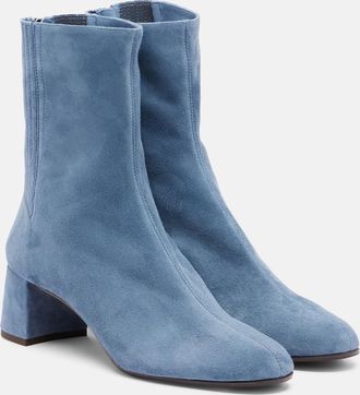 Aquazzura Saint Honor&eacute; suede ankle boots