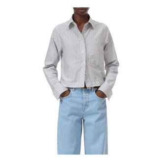 Closed Cropped Classic Shirt - female - Closed - Shirts - Multicolor - XS - Blouses & Shirts