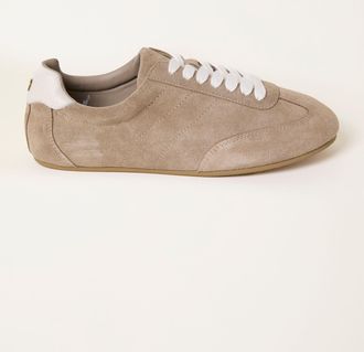 Fat Face FatFace Light Brown Slim Ballet Suede Trainer