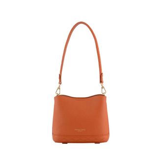 Pourchet Tassen, Dames, Oranje, ONE Size, Leer, Manhattan Nano
