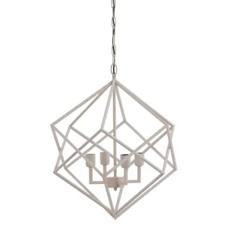 Light & Living L&aacute;mpara Colgante - Drizella - Blanco - Metal - - Light&living