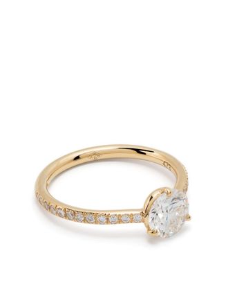 Loyal.e Paris Anello Les Absolu.e.s in oro giallo 18 carati con diamanti