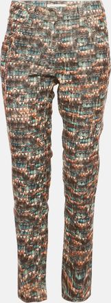 Isabel Marant Etoile Multicolor Printed Corduroy Perry Pants