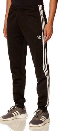 adidas Originals ADIDAS Mens SST TP Pants, Black/White, S