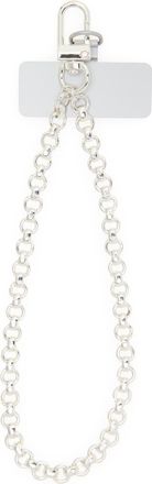 Chelsea28 Round Link Phone Strap in Silver at Nordstrom