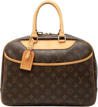 Louis Vuitton Pre-owned Handbags, female, Brown, Size: ONE SIZE Pre-owned Deauville Handbag
