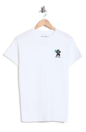 Riot Society King Kong Embroidered T-Shirt in White at Nordstrom Rack, Size Xx-Large