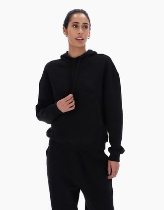Ted Baker Womens Ted Baker HEIDI TBWHSS2632 Polyester Womens Black Hooded Sweatshirt - Size: 18/16