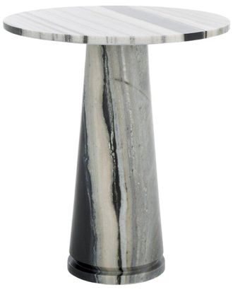 Safavieh Couture Valentia Tall Round Marble Accent Table