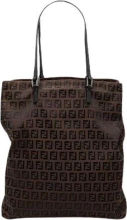 Fendi Pre-owned Tote Bag - Dames - Vintage Shopper - Bruin - ONE Size - Leer - Vintage
