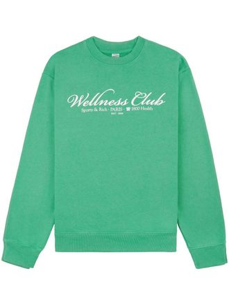 Sporty & Rich 1800 Health katoenen sweater - Groen