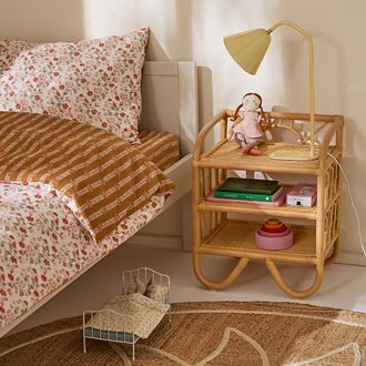 La Redoute Interieurs Vintage nachtkastje in rotan, Minetta