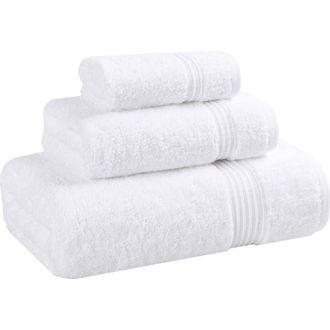 Superior Egyptian Cotton Highly Absorbent Solid 3-Piece Towel Set in White at Nordstrom Rack, Size 3 Piece Set