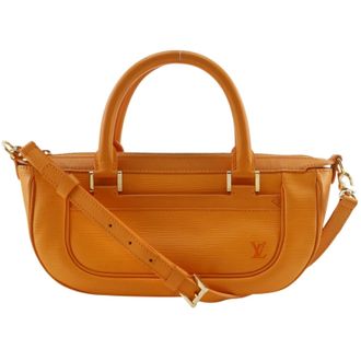 Louis Vuitton Dhanura Epi Leather Orange Leather Handbag (Pre-Owned)