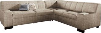 Domo Collection Ecksofa »Norma, moderne Armlehnen, zeitlos und elegant, L-Form« wahlweise mit Bettfunktion