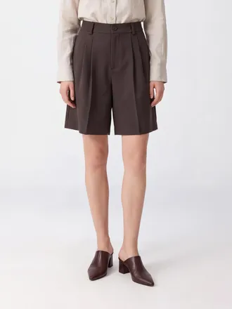 P.A.R.O.S.H. P. A.R. O.S. H. Pantaloncini sartoriali al ginocchio in cr&ecirc;pe con pince