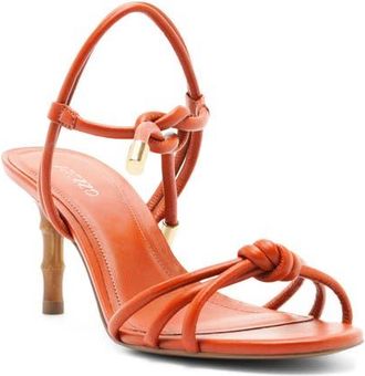 Arezzo Mira Ankle Strap Sandal in Tropical Orange at Nordstrom, Size 7.5