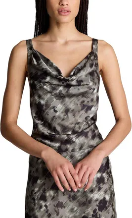 Kenneth Cole Cowl Neck Cropped Cami