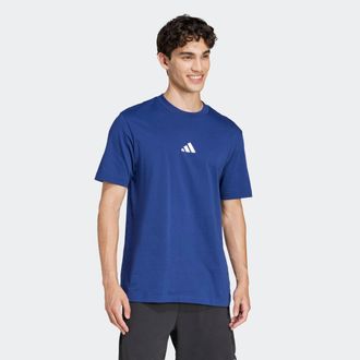 adidas T-Shirt ADIDAS SPORTSWEAR M SL SJ T, Herren, Gr. XXL, blau (dunkelblau, wei&szlig;), Obermaterial: 100% Baumwolle, normal, Rundhals, Shirts T-Shirt, sportli