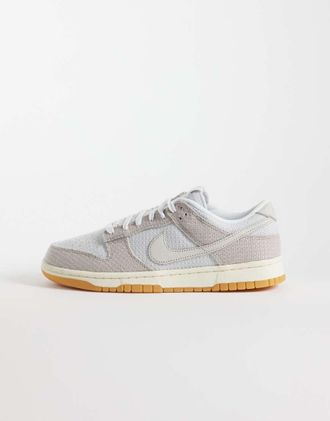 Nike Dunk Low Retro - Sneakers color crema-Bianco