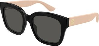 Gucci Oversized Sunglasses - unisex - Gucci - Sunglasses - Black - 54 MM - Accessories